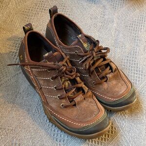 Merrell Brown Leather Sneakers Size:8